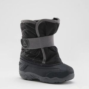 KAMIK Black SNOWBUG SNOW BOOTS TODDLER SIZE 9 warm insulated boots